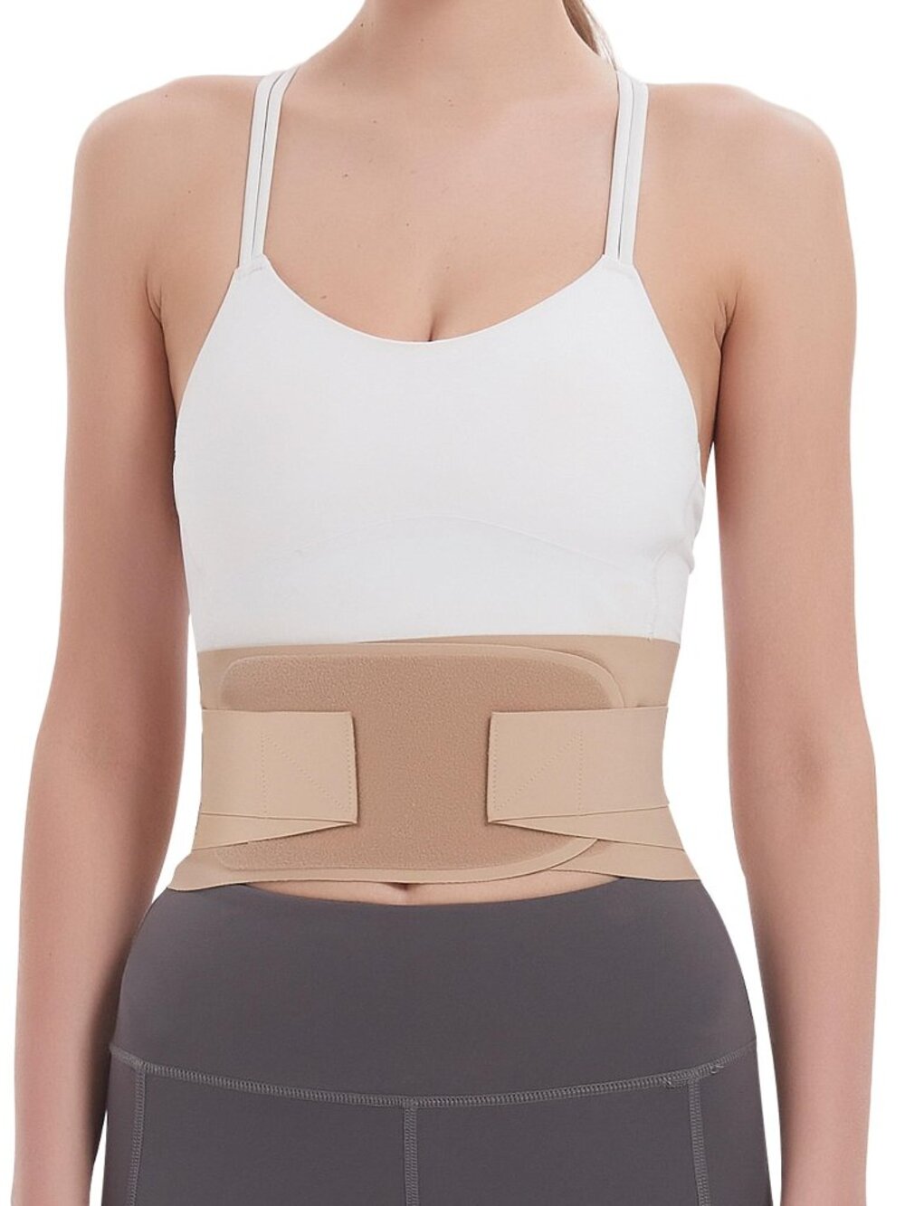 RANDY SUN Ultra Thin Back Brace, Lightweight Breathable for Women & Men